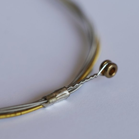 Guitar String Bracelet - Acoutic and Electric Mix - Picture 2 of 3